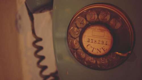 rotary telephone vintage antique oldschool