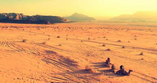 nature landscape desert sand dunes
