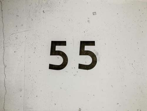wall number count label