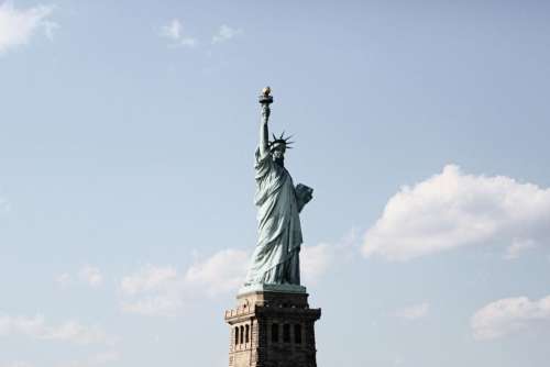 Statue of Liberty architecture New York freedom blue