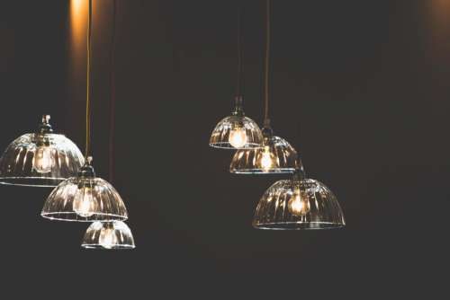 lamp bulb light spark chandelier