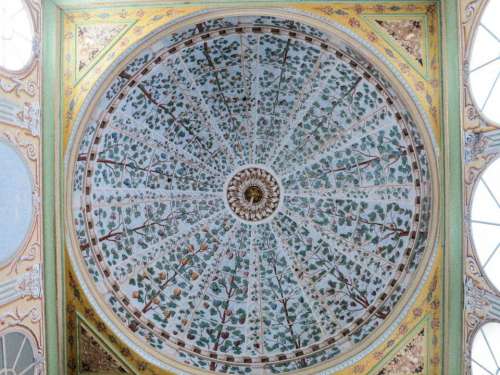 ceiling TopkapÄ± Palace Harem Istanbul Turkey