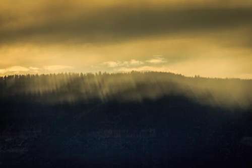 mountain highland cloud sky landscape