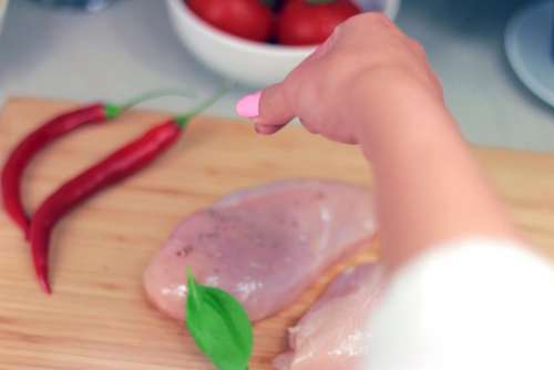 cooking kitchen food ingredients chicken