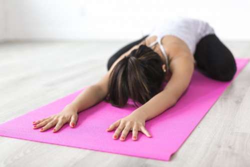 people woman yoga meditation fitness
