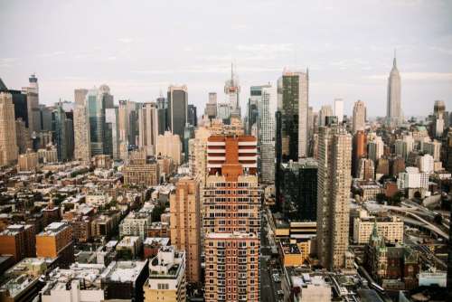 skyline cityscape architecture buildings city