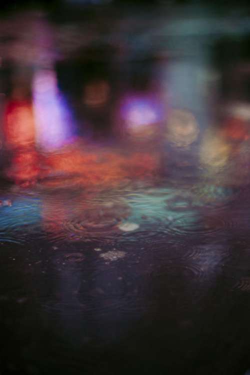 water drop rain colorful urban