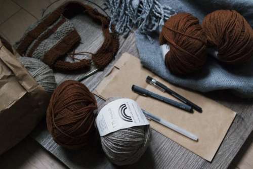 yarn thread knitting clothing pen