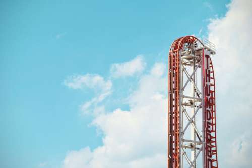amusement park roller coaster fun ride summer