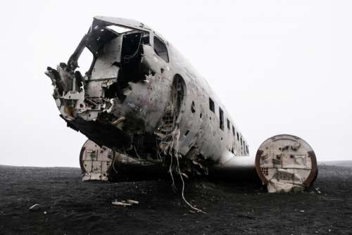 iceland plane wreck crash moody
