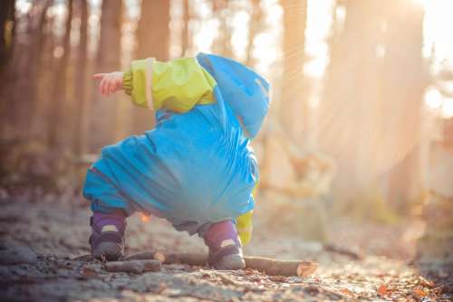 kid child playing outdoors nature