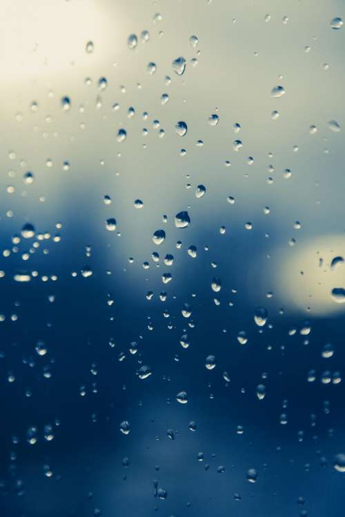 water wet drops blur