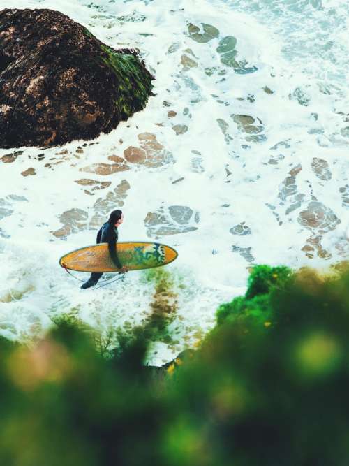 people man surf waves ocean
