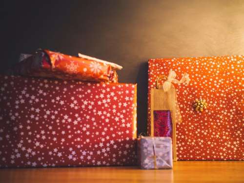 christmas presents gifts wrapping festive