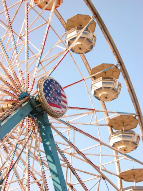 carnival ferris wheel ride fun festival