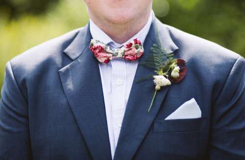 groom wedding suit bow tie man