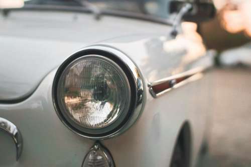 car vehicle headlight glossy shiny