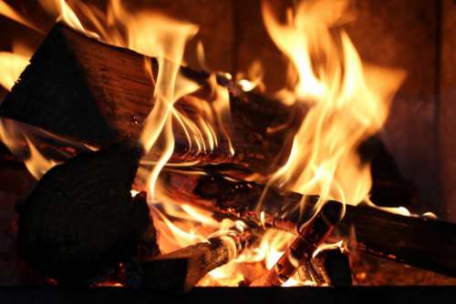 fire flame bonfire campfire dark