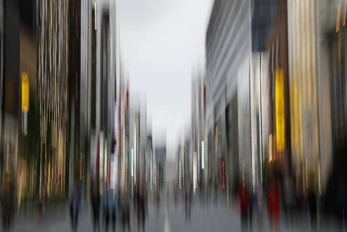 city background blur abstract urban