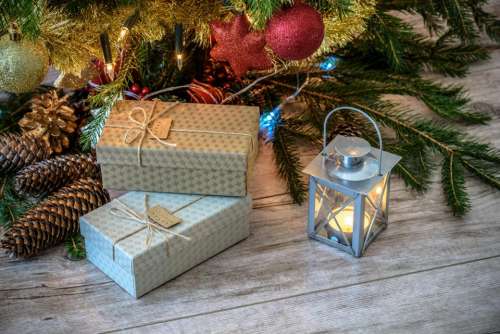 christmas gift box trees decor