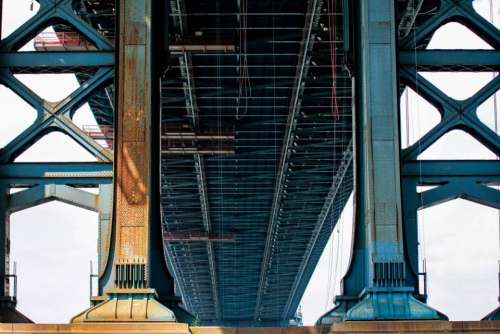 architectur infrastructure manhattan bridge club landmark steel