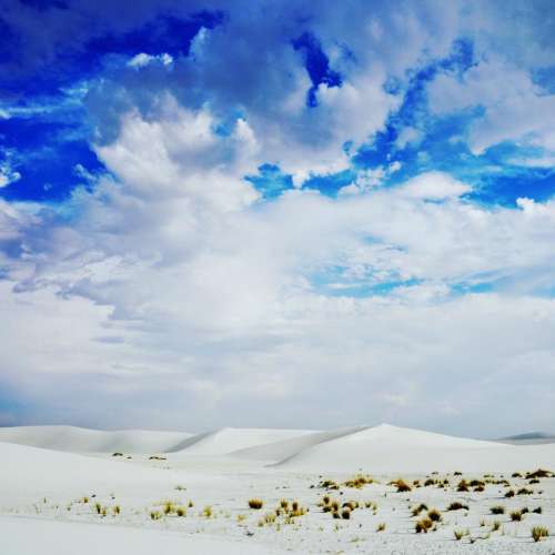 nature landscape desert clouds sky