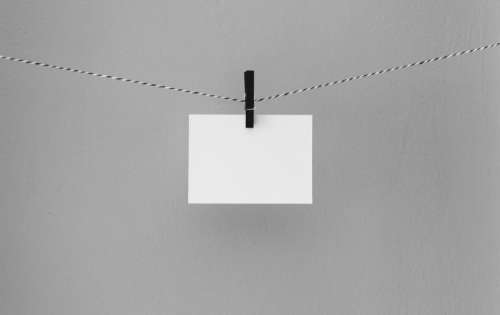 black and white wall paper envelope clip