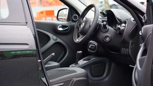 car vehicle interior black steering