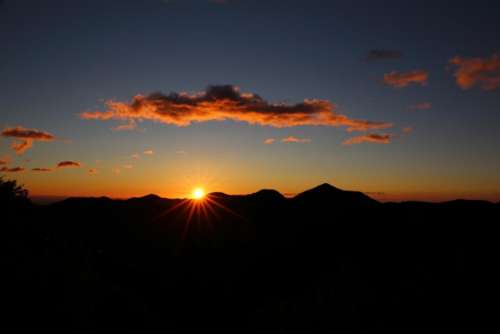 nature landscape mountain shadow silhouette