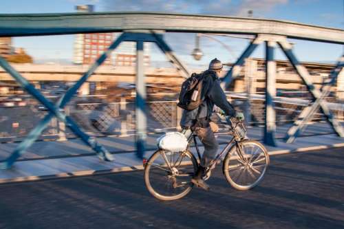 bicycle bike urban city infrastructure
