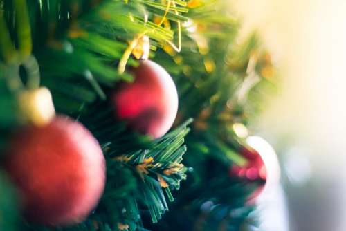 christmas tree ornaments decorations festive