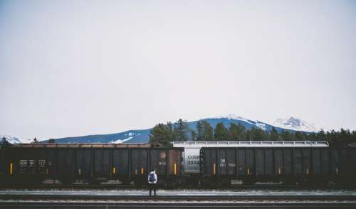 railway track train transportation travel