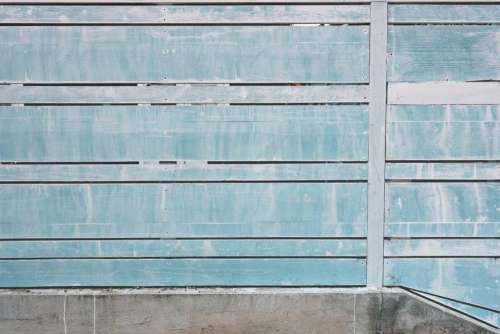 blue walls paint fence texture