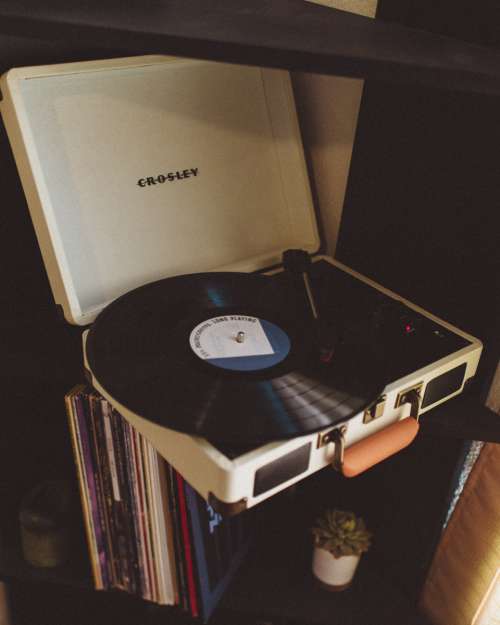 vinyl record player album sleeve