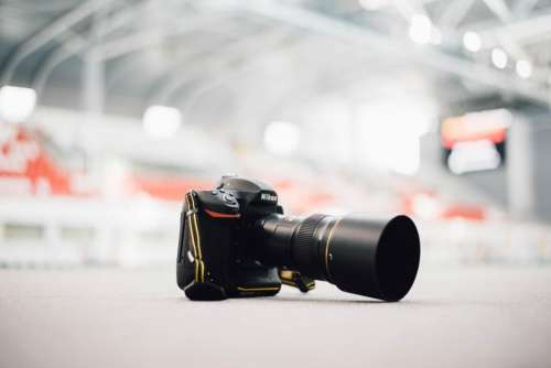 black camera lens photography accessory