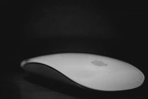 mouse business technology black and white