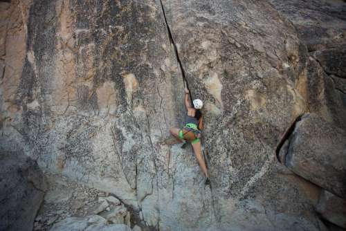 rock climbing equipment rappelling adventure