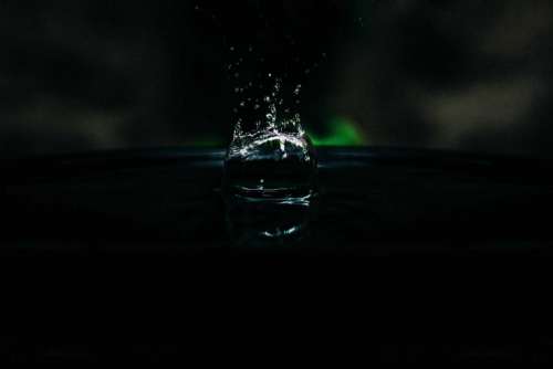 dark water liquid splash aqua