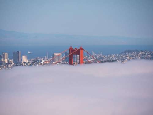 golden gate bridge infrastructure view travel