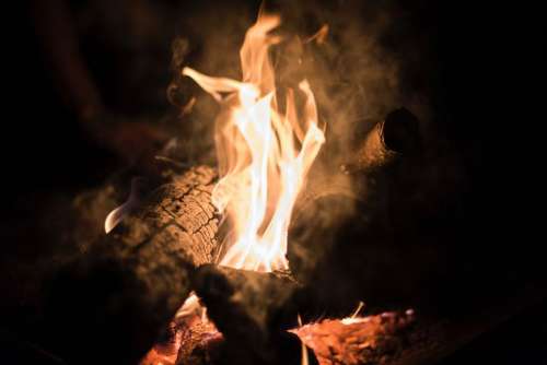 fire flame bonfire campfire firewood