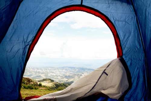 travel tent camping nature landscape