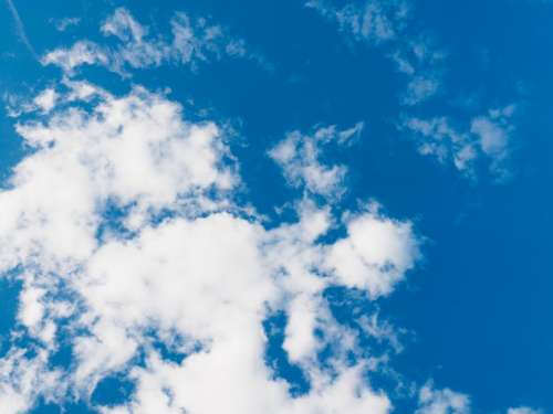 nature sky clouds blue white