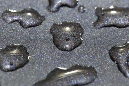 water glitter macro texture droplets
