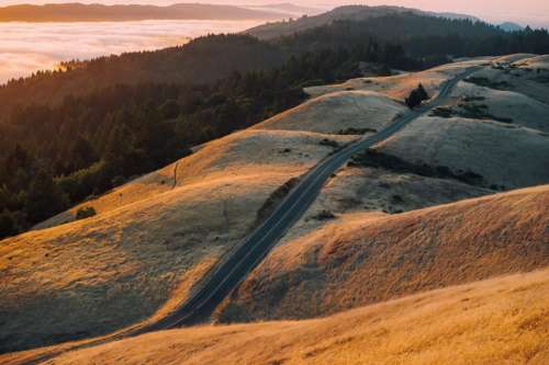 highland mountain hill landscape grass