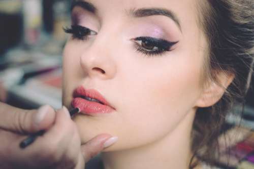 make up people woman beauty face