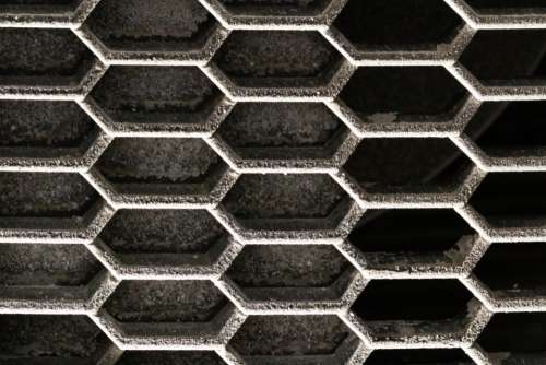 car grille pattern mesh salt