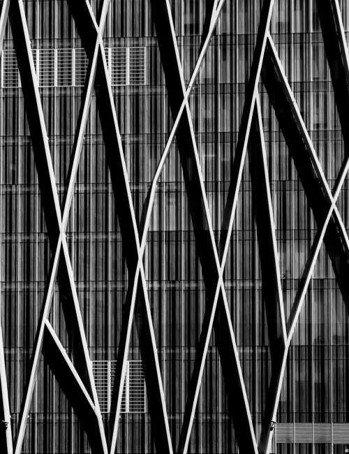 architecture building infrastructure design black and white