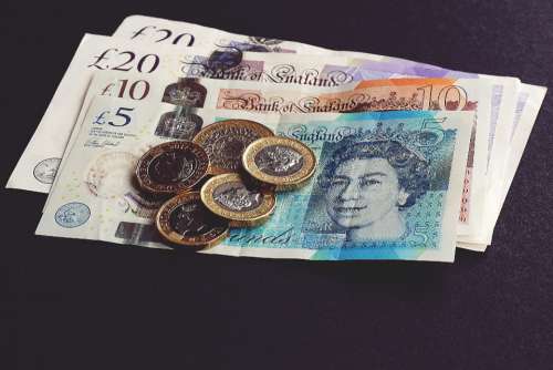 money cash coins uk currency