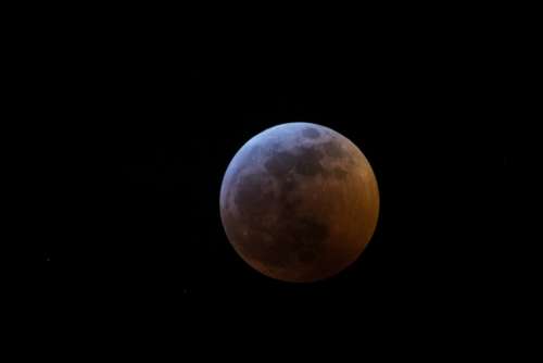 lunar eclipse moon sky night