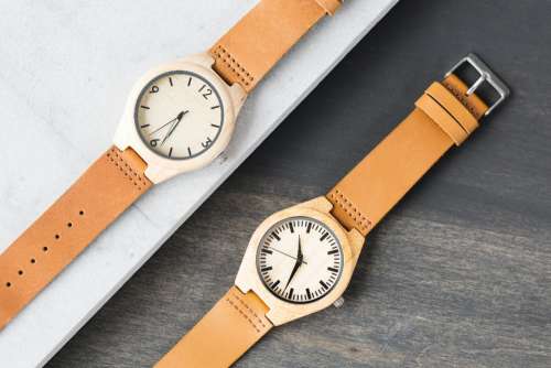 wood watch time wristwatch objects